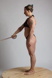 Karolina FIGHTING WITH SWORD